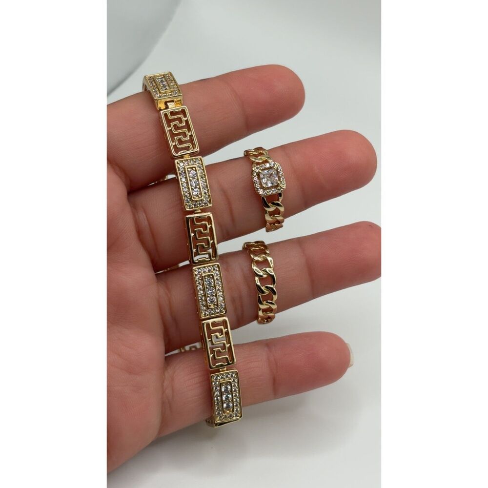 conjunto chapado en oro alta calidad